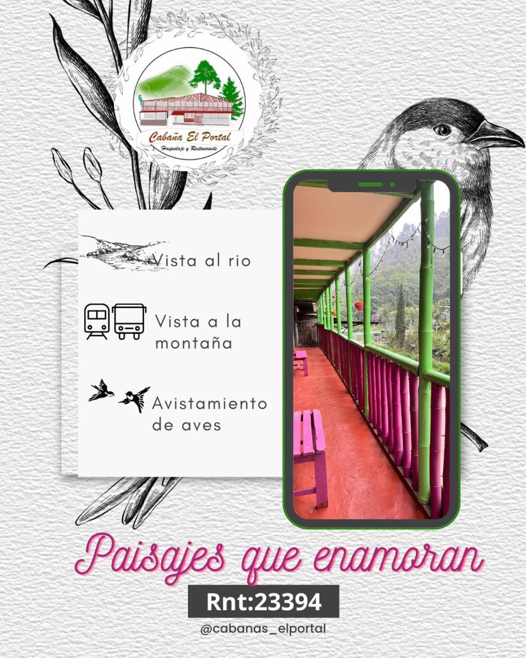 Cabanas El Portal Santa Rosa de Cabal Exterior foto